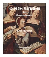 Keepsake Variations Woodwind Quintet cover Thumbnail